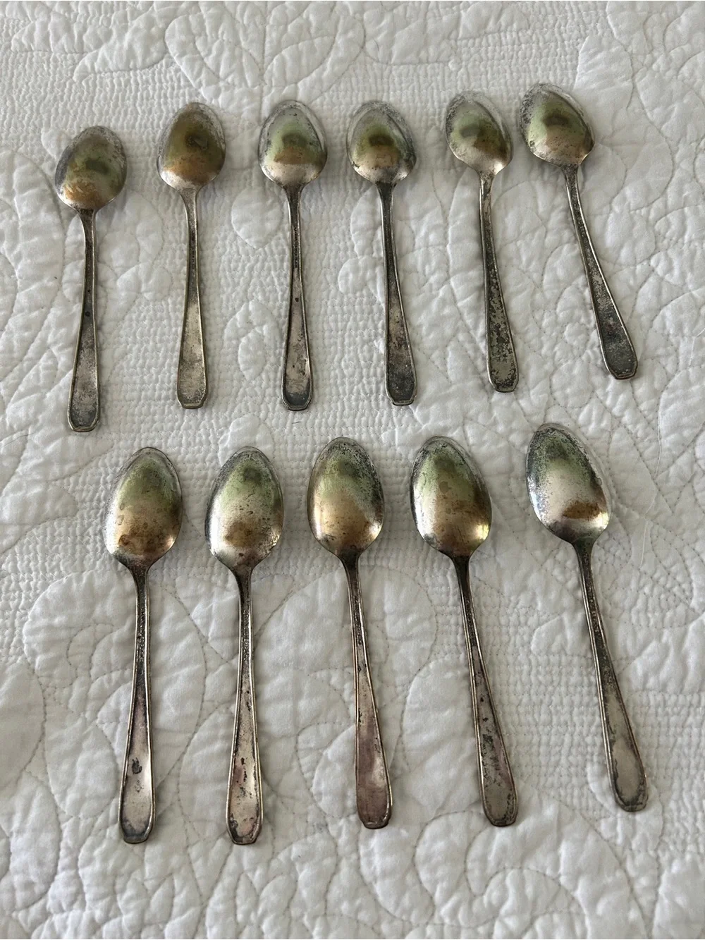 Set of 11 Vintage 1948 Birth of Israel Commemorative Tea Spoons – Litvin Silver